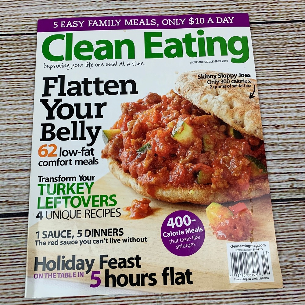 Clean Eating Magazine [November December 2010] Recipes Turkey Leftovers‎